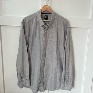 GAP Button Down Grey